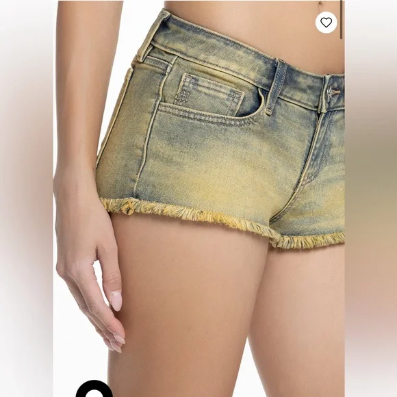 Miss Me Layla Low Rise Shorts - Picture 5 of 8